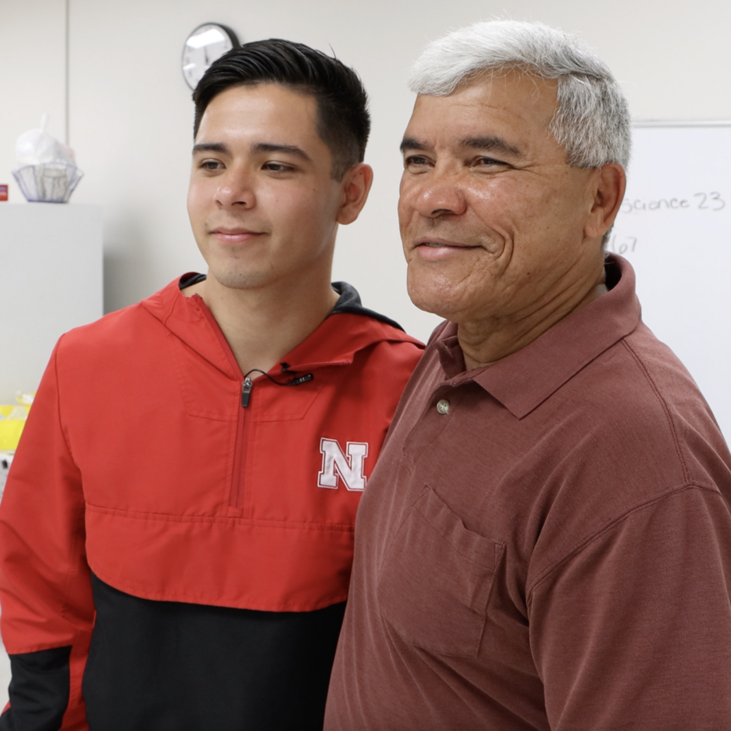  Adrian Felix and his mentor